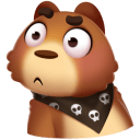 Стикер Мишка Мотя #21 ВКонтакте