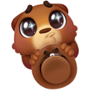 Стикер Мишка Мотя #22 ВКонтакте