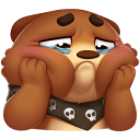 Стикер Мишка Мотя #25 ВКонтакте