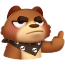 Стикер Мишка Мотя #30 ВКонтакте