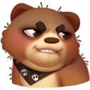 Стикер Мишка Мотя #36 ВКонтакте