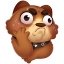 Стикер Мишка Мотя #37 ВКонтакте