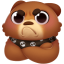 Стикер Мишка Мотя #39 ВКонтакте