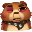 Стикер Мишка Мотя #42 ВКонтакте