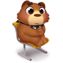 Стикер Мишка Мотя #50 ВКонтакте