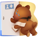 Стикер Мишка Мотя #55 ВКонтакте