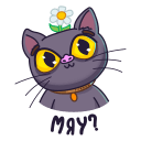 Стикер Кот Сима #3 ВКонтакте