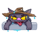 Стикер Кот Сима #12 ВКонтакте