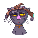 Стикер Кот Сима #19 ВКонтакте