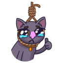 Стикер Кот Сима #25 ВКонтакте