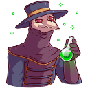 Стикер Доктор Счастье #24 ВКонтакте