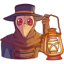 Стикер Доктор Счастье #25 ВКонтакте