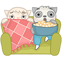 Sticker Lamur #10 VK