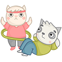 Sticker Lamur #19 VK