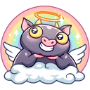 Стикер Чертёнок Лютик #2 ВКонтакте