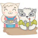 Sticker Lamur #22 VK