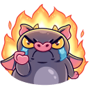 Стикер Чертёнок Лютик #22 ВКонтакте