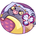 Стикер Чертёнок Лютик #47 ВКонтакте