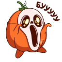 Стикер Тыковка Джек #9 ВКонтакте