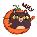 Стикер Тыковка Джек #38 ВКонтакте