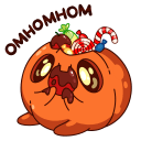 Стикер Тыковка Джек #39 ВКонтакте