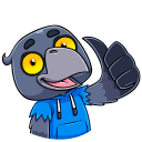 Стикер Кру #48 ВКонтакте