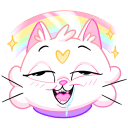 Стикер Котострофа #20 ВКонтакте