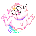 Стикер Котострофа #23 ВКонтакте