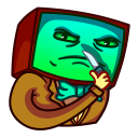 Стикер Ламповый #9 ВКонтакте