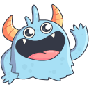 Стикер Монстрик #1 ВКонтакте
