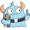 Стикер Монстрик #5 ВКонтакте