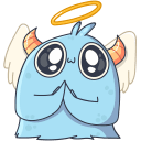 Стикер Монстрик #6 ВКонтакте