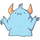 Стикер Монстрик #7 ВКонтакте