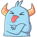 Стикер Монстрик #8 ВКонтакте