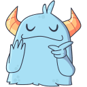 Стикер Монстрик #10 ВКонтакте