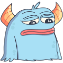 Стикер Монстрик #14 ВКонтакте