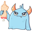 Стикер Монстрик #15 ВКонтакте