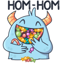 Стикер Монстрик #25 ВКонтакте