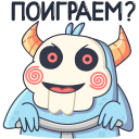 Стикер Монстрик #39 ВКонтакте