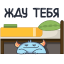 Стикер Монстрик #48 ВКонтакте