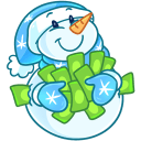 Стикер Вьюжик #11 ВКонтакте