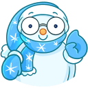 Стикер Вьюжик #34 ВКонтакте