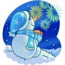 Стикер Вьюжик #38 ВКонтакте