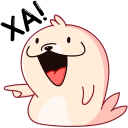 Стикер Белёк #2 ВКонтакте