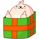 Стикер Белёк #5 ВКонтакте