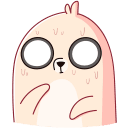 Стикер Белёк #38 ВКонтакте