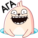 Стикер Белёк #43 ВКонтакте