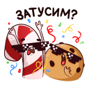 Стикер Новогодняя банда #4 ВКонтакте