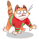 Стикер Кошки-мышки #1 ВКонтакте