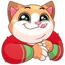 Стикер Кошки-мышки #15 ВКонтакте